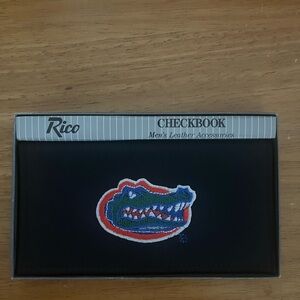 New In Box, Flordia Gators Leather Checkbook Cover
